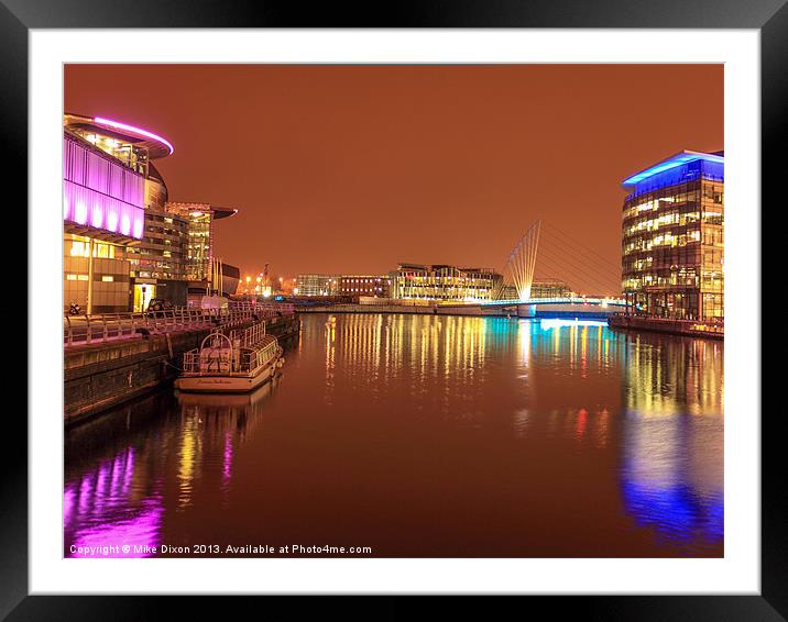 Princess Katherine at Salford Quays Framed Mounted Print by Mike Dickinson