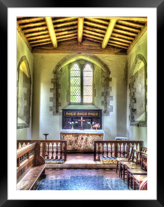 St Swithuns Church, Combe, Berkshire, England, UK Framed Mounted Print by Mark Llewellyn