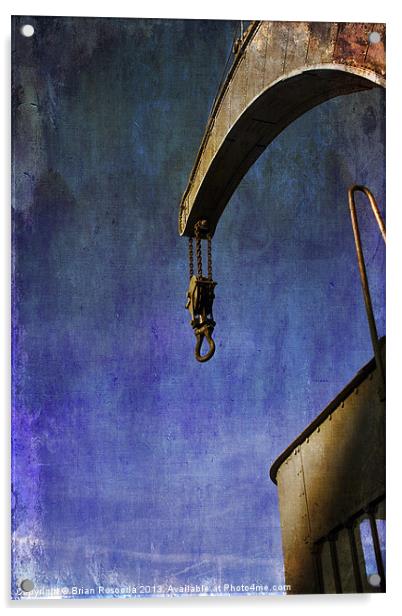 The Steam Crane Acrylic by Brian Roscorla