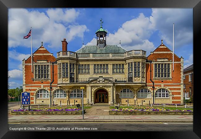 Hendon Town Hall The Burroughs Framed Print by Chris Thaxter
