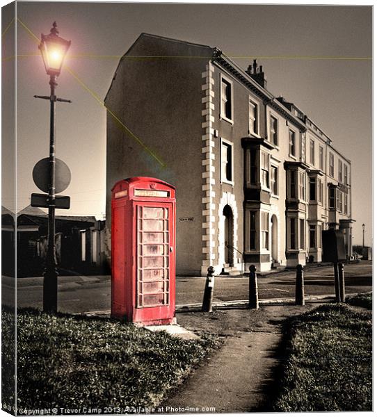 The Old Red Box Canvas Print by Trevor Camp