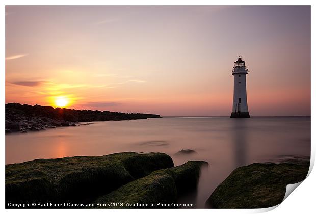 On the rocks Print by Paul Farrell Photography