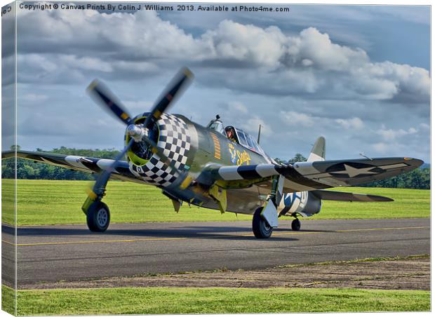 Snafu -Flying Legends 2012 Canvas Print by Colin Williams Photography