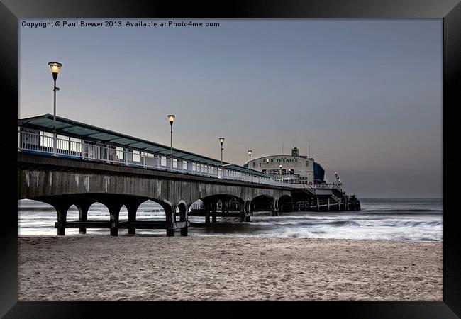 Bournemouth Pier Framed Print by Paul Brewer
