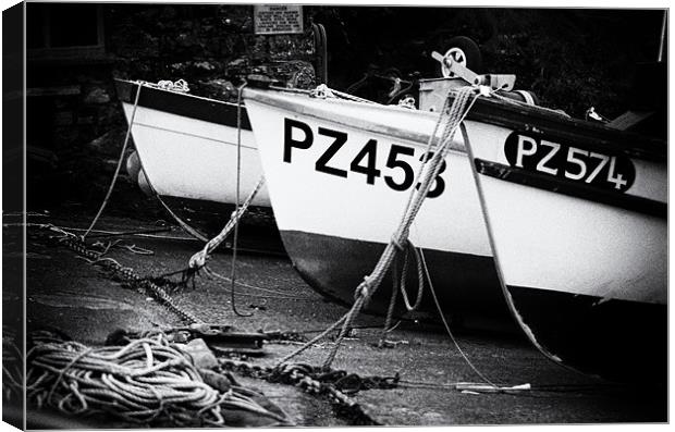 Working boats Canvas Print by Steve Cowe