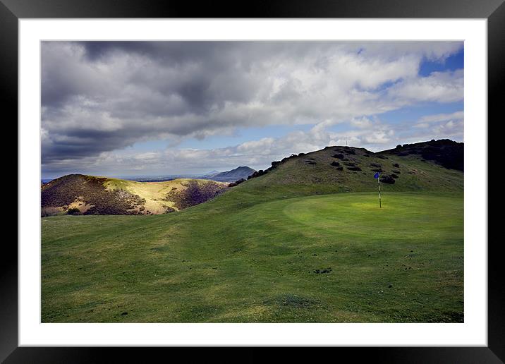 Church Stretton Golf Course Framed Mounted Print by Darren Burroughs
