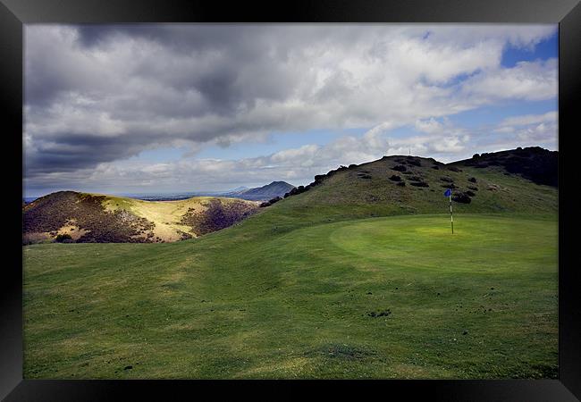 Church Stretton Golf Course Framed Print by Darren Burroughs