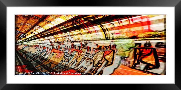 Warp Speed Framed Mounted Print by Rod Ohlsson