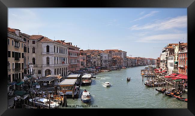 Grand Canal, Venice Framed Print by John Biggadike