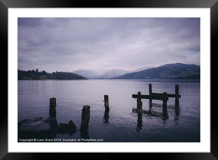 Windermere from High Wray Bay. Lake District, Cumb Framed Mounted Print by Liam Grant