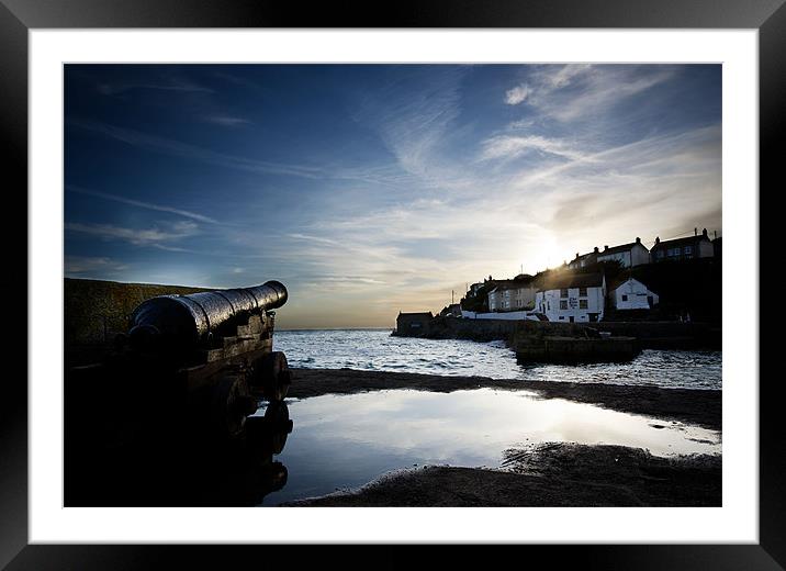 Harbour guard Framed Mounted Print by Steve Cowe