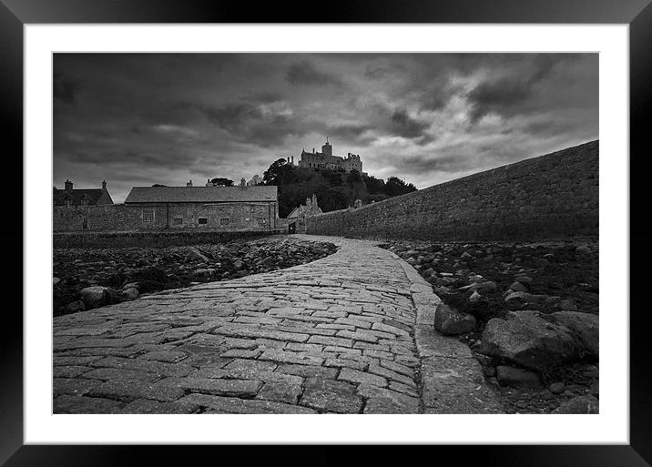 St Michaels Mount, Cornwall Framed Mounted Print by Steve Cowe