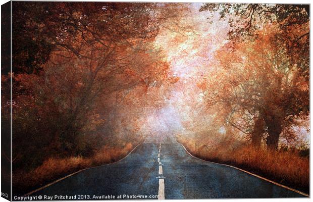 Road To Nowhere(Textured) Canvas Print by Ray Pritchard