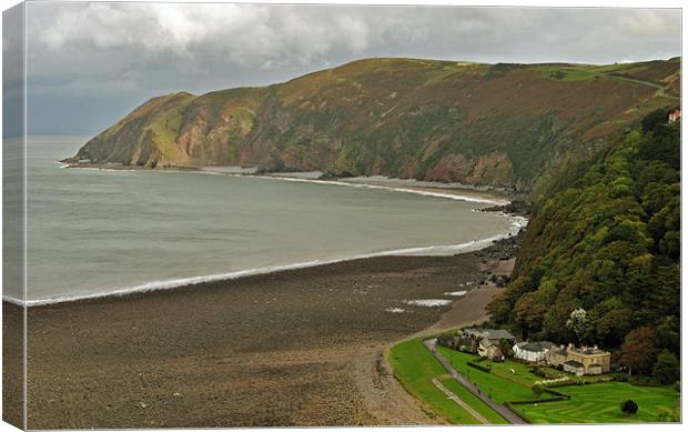 The Manor House, Lynmouth Canvas Print by graham young
