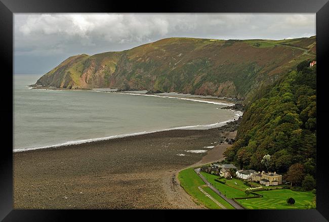 The Manor House, Lynmouth Framed Print by graham young