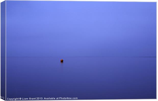 Buoy at twilight, Wells-next-the-Sea Canvas Print by Liam Grant