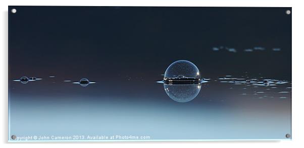 Bubble world Acrylic by John Cameron