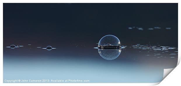 Bubble world Print by John Cameron
