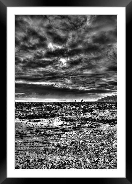 Storms a-brewin Framed Mounted Print by chris wood