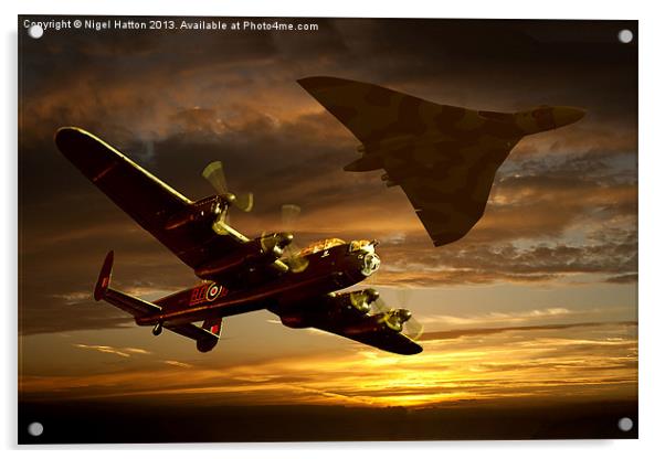 Legends of the Sky Acrylic by Nigel Hatton