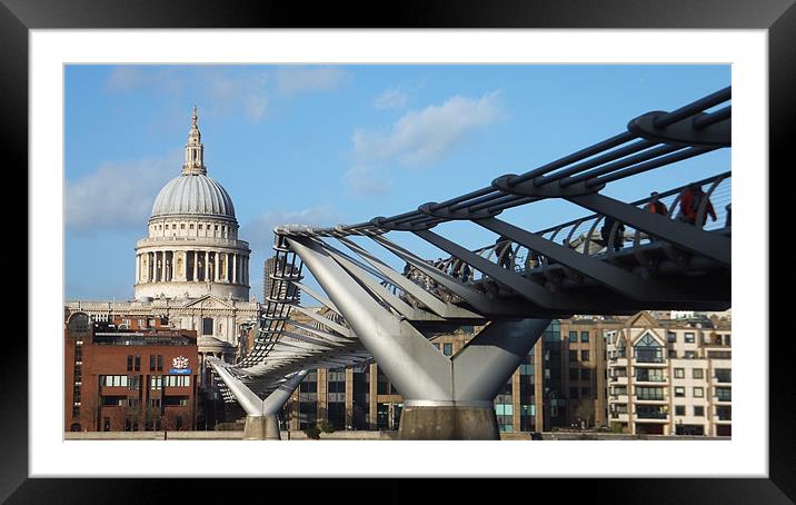 Dome of St Pauls Framed Mounted Print by Westley Grant