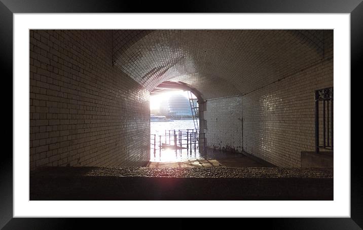 Beem of Light Framed Mounted Print by Westley Grant