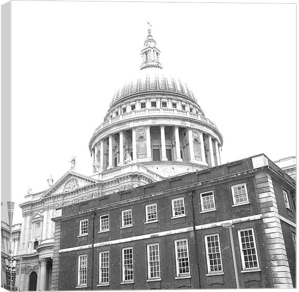 St Pauls Dome Canvas Print by Westley Grant