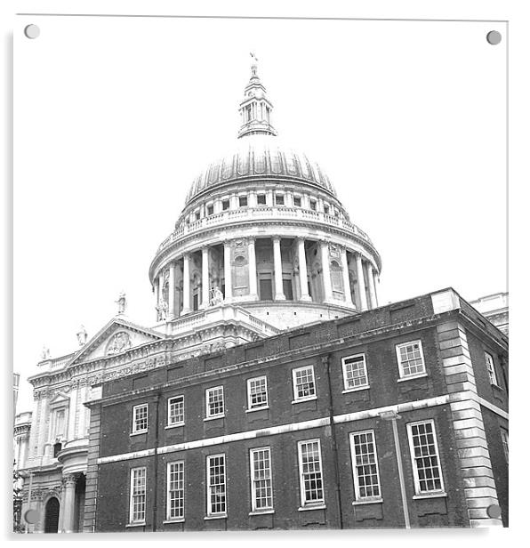 St Pauls Dome Acrylic by Westley Grant