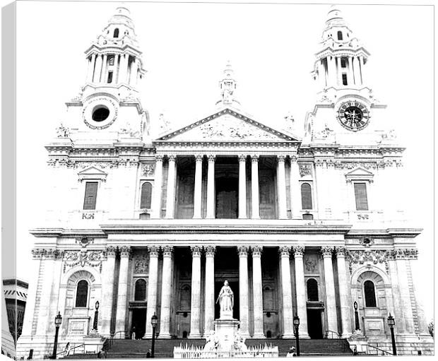 St Pauls Canvas Print by Westley Grant