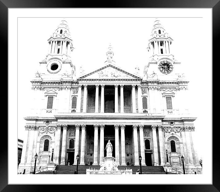 St Pauls Framed Mounted Print by Westley Grant