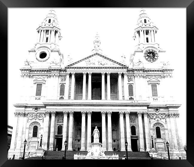 St Pauls Framed Print by Westley Grant
