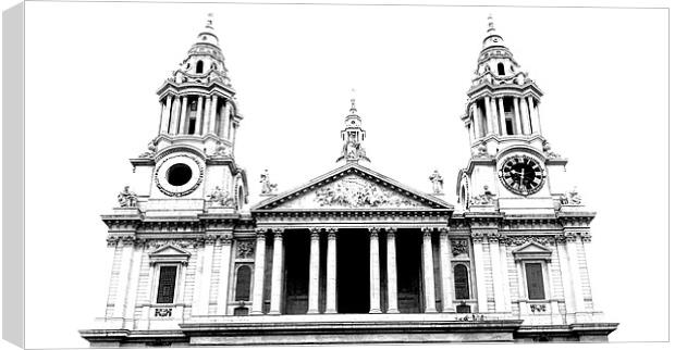St Pauls Cathedral Canvas Print by Westley Grant