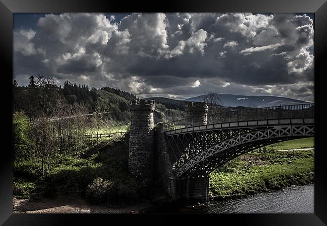 Craigellachie Bridge, Morayshire Framed Print by Douglas McMann