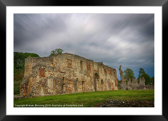 Thetford priory lodge Framed Mounted Print by Mark Bunning