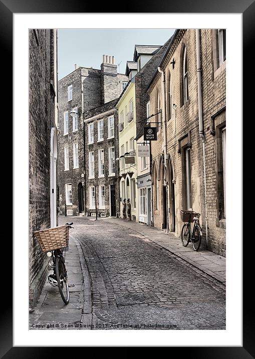 Cambridge Today Framed Mounted Print by Sean Wareing