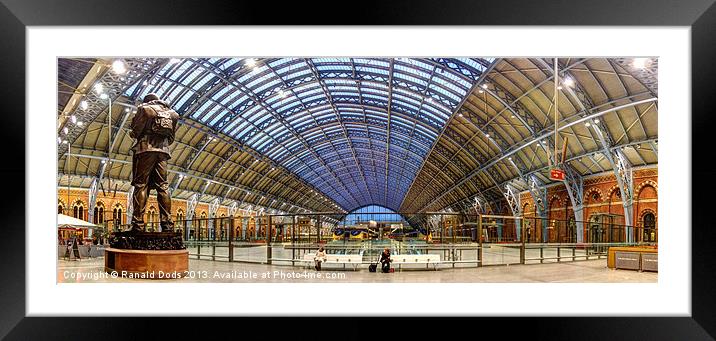 St Pancras Arch Framed Mounted Print by Ranald Dods
