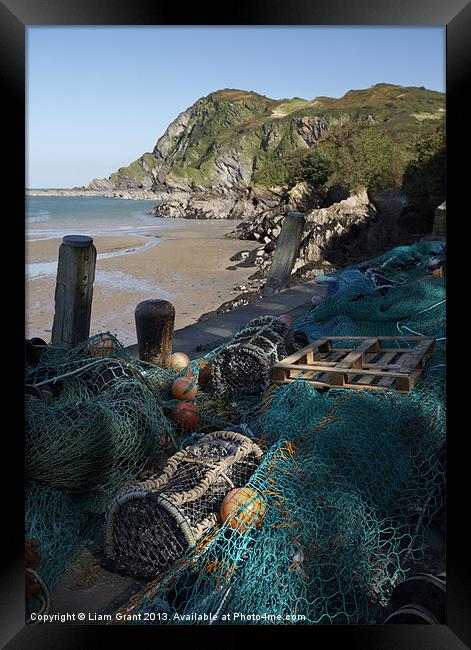 Ilfracombe harbour. North Devon, United Kingdom, S Framed Print by Liam Grant