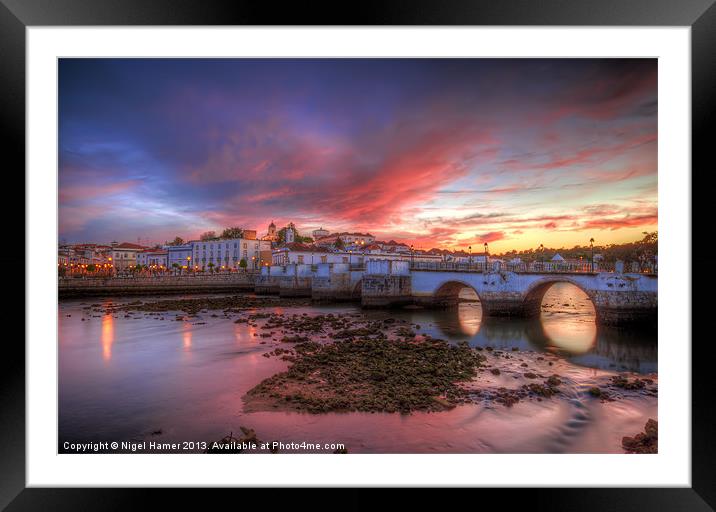 Tavira Twilight Framed Mounted Print by Wight Landscapes