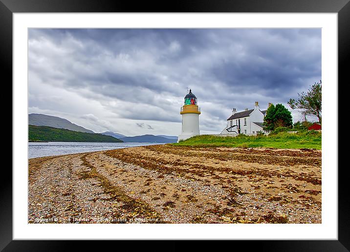 Corran Lighthouse Framed Mounted Print by Chris Thaxter