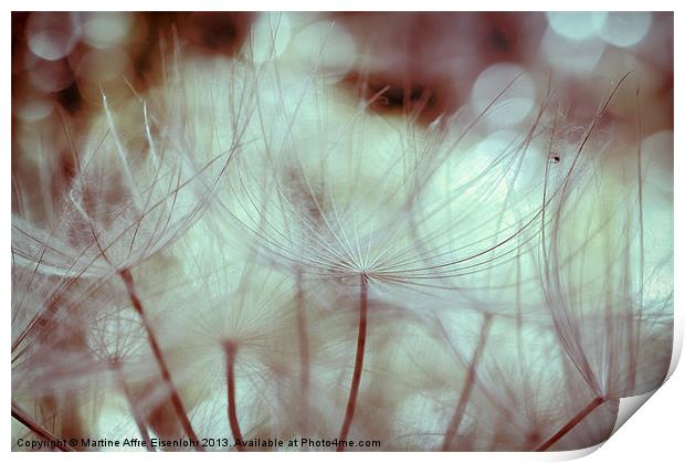 Flying seeds Print by Martine Affre Eisenlohr