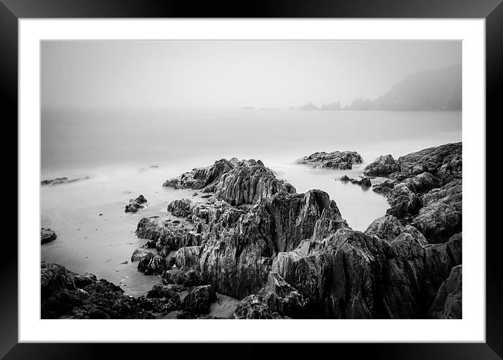 Rock to the seas Framed Mounted Print by Dan Fisher