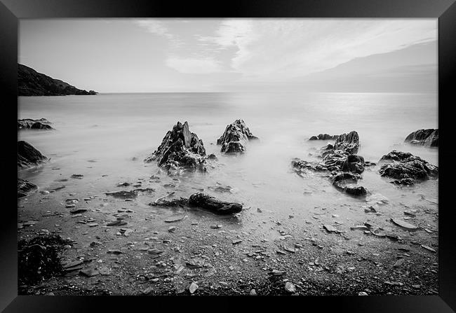 Rising through the mist Framed Print by Dan Fisher