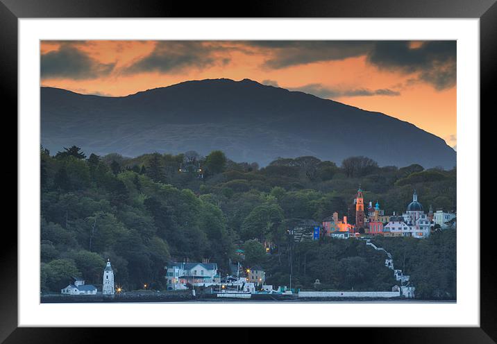 Portmeirion Framed Mounted Print by Rory Trappe