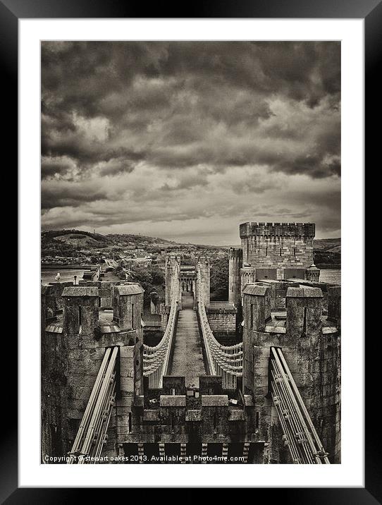 Conwy collection 7 Framed Mounted Print by stewart oakes