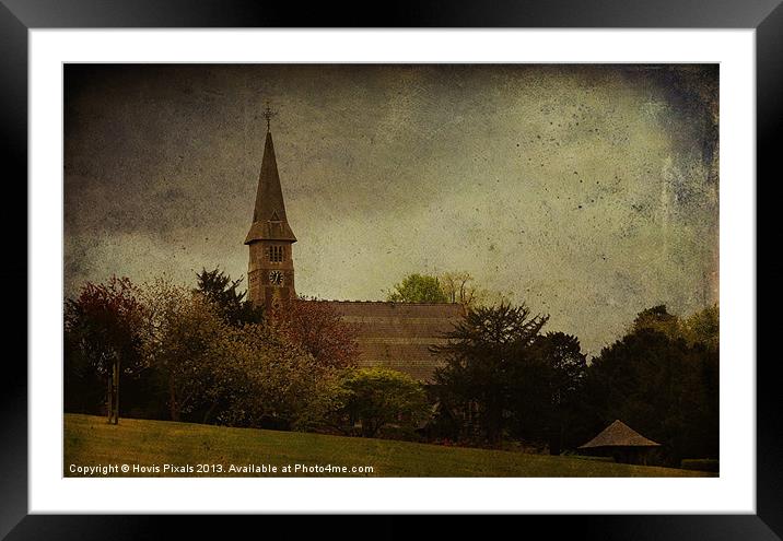 Church On The Hill Framed Mounted Print by Dave Burden