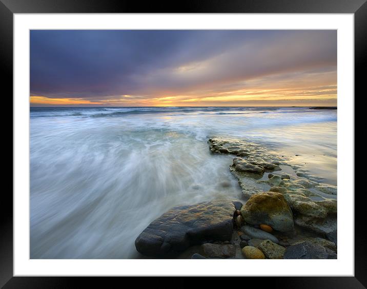 Swept out to Sea  Framed Mounted Print by Mike Dawson