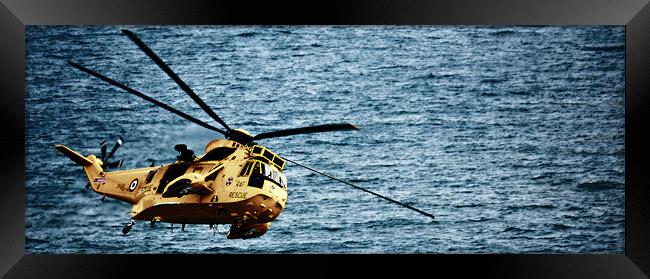 RAF Sea Eagle in Action! Framed Print by Chris Wooldridge