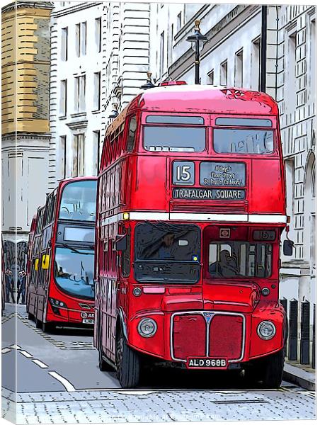 London Routemaster Canvas Print by Jackie Forrest