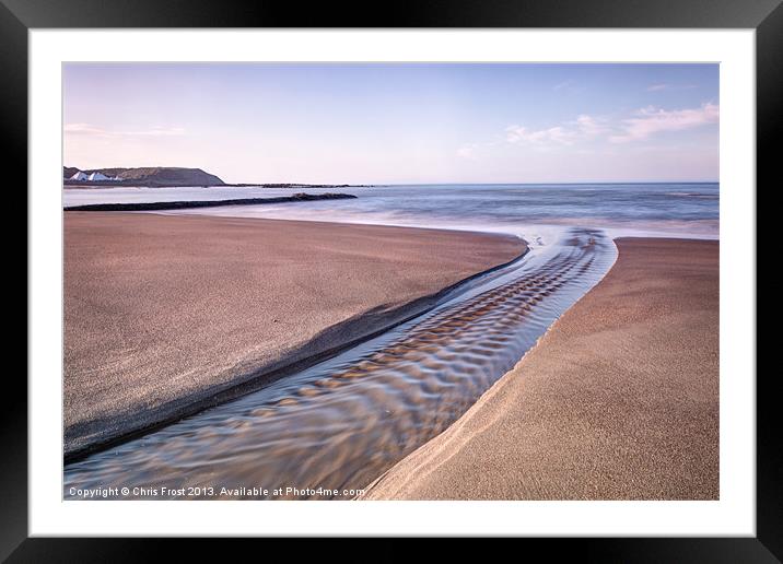 Scarborough Waterway Framed Mounted Print by Chris Frost