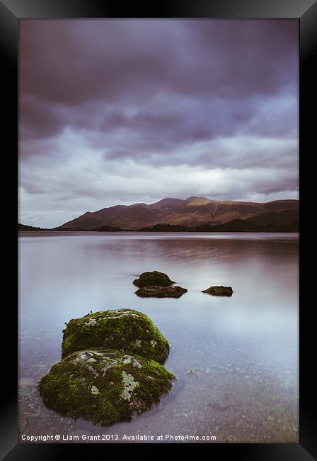 View to Skiddaw from Derwent Water. Framed Print by Liam Grant